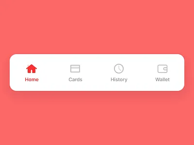 Nav bar micro-interactions after effects animation finance fintech micro interaction motion graphics navigation bar tab bar ui