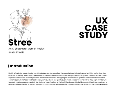 Stree an Ai chatbot artificial intelligence case study chatbot health