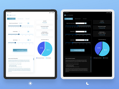 Loan Emi Calculator app dailyui design emi calculatorui graphic design loan calculator ui ui ux ux design