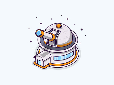 Observatory Telescopes Illustration adobe art cartoon flat flatart graphic design illustration illustrator inspiration observatory vector vectordesign vectoridea vectorinspiration