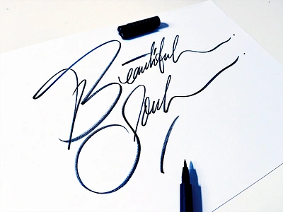 Beautiful Sould beautiful brushlettering calligraphy custom design flow handlettering lettering logo peace script slavi soul street type ukraini urban