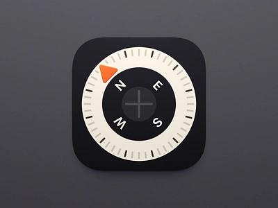 Compass Icon app icon compass icon icons illustration ios ios app design logo macos sketch ui design