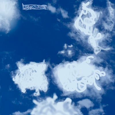 Doodles over clouds 3d cloud creative design doodle graphic design illustration image minimal photography