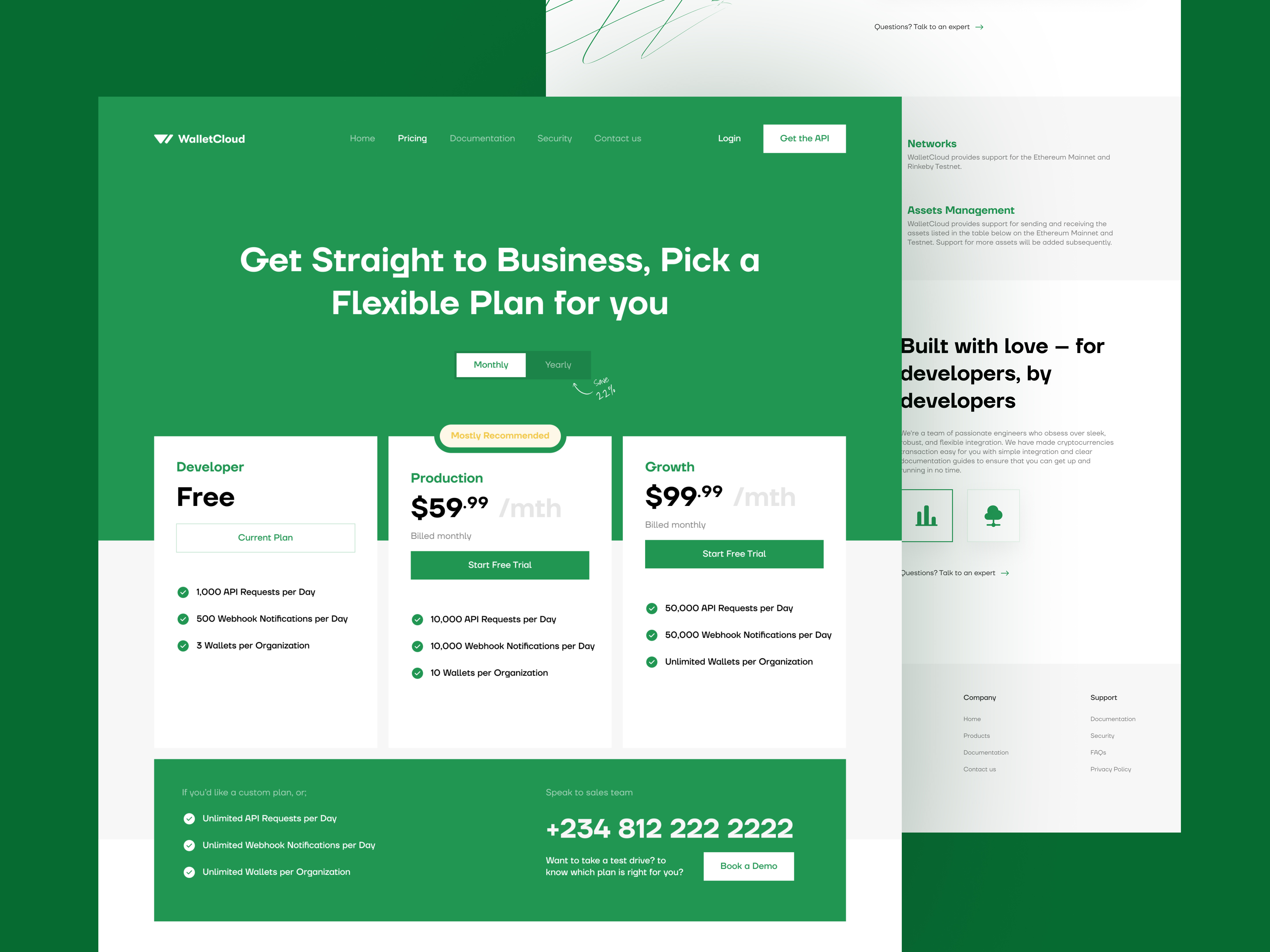 Example of Website Design & Framer Development