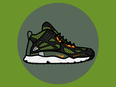 Nike Air Terra Sertig classicsneakers design fatlines graphic design illustration kicks sneakerart sneakerhead sneakers