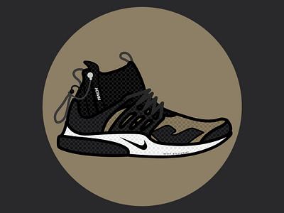 Nike Air Presto Mid Acronym classicsneakers design fatlines graphic design illustration kicks sneakerart sneakerhead sneakers