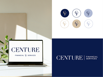 Centure Financial Services | Finance Logo blue color palette branding finance branding finance logo logo design