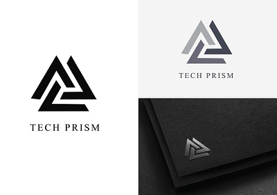 Tech Prism Logo Design branding design logo logofolio logomockup logotype mockup