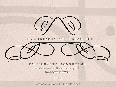 Monograms calligraphy design graphic design lettering logo logo creation monograms wedding invitation wedding monograms