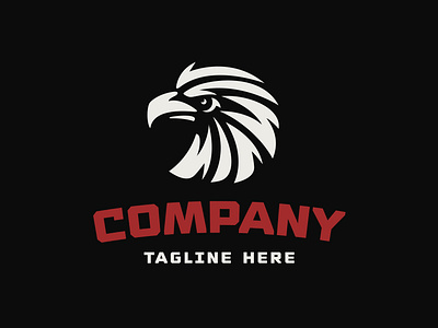 Eagle Head Logo - CHIAROSCURO LOGO bird branding company corporate eagle hawk illustrations isolated logo wild