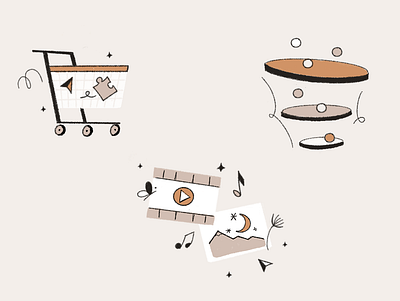 Marketing Icons illustration