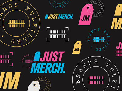 Just Merch Brand Style Guide branding design logo style guide