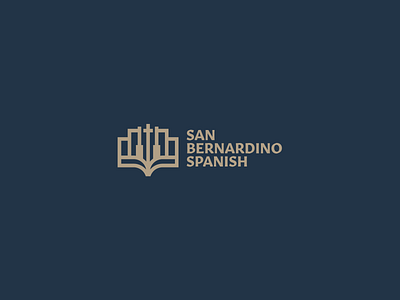 San Bernardino Spanish church logo adventist adventist church bible logo branding church brand church logo design icon illustration logo logotipo mark san bernardino sda symbol vector