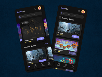 Game Host Application UI design ui uidesign