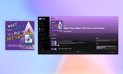 Weekly Warmup- Design Podcast Cover cover art graphic design icon illustration podcast art