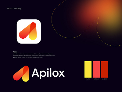 A app icon brand identity branding ecommerce fintech gradient letter logo design logo designer logos mark minimalist logo modern logo startup logo trend logo ui