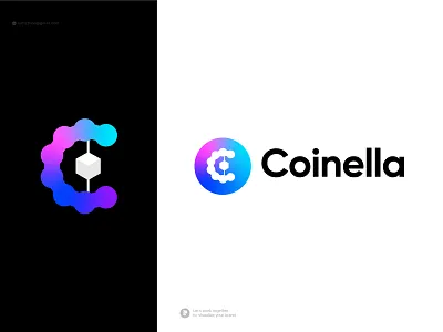 Coinella Logo - Crypto Logo - Currency Logo bitcoin blockchain logo branding branding identity c logo crypto logo cryptocurrency ecommerce logo logodesign technology unique logo