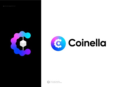 Coinella Logo - Crypto Logo - Currency Logo bitcoin blockchain logo branding branding identity c logo crypto logo cryptocurrency ecommerce logo logodesign technology unique logo