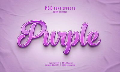 Creative Purple 3d editable text effects layer mockup template 3d editable text effect 3d text 3d text effect 80s branding creative text effect effects mockup photoshop poster psd retro text text effects three dimensional typography vintage