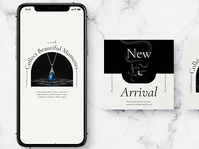 Sky collection desgin design instagram media page template post social template
