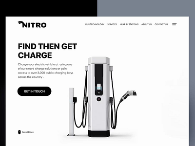 EV charging station website UI 3d adobe animation car consept dashboard design europe ev evcharge figma graphicdesign london sustainability technology tesla ui uiux usa web design