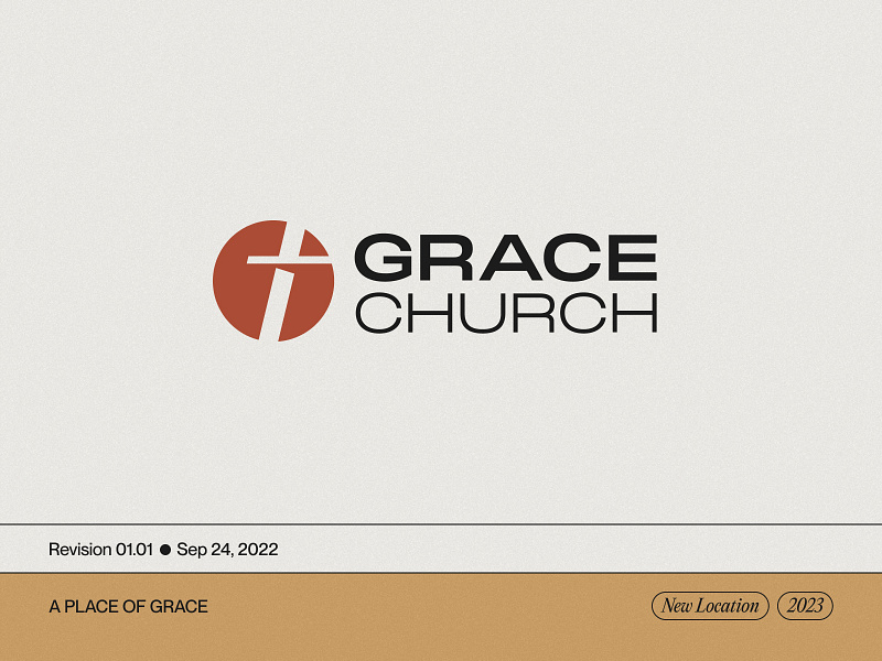 Grace Rebrand 2023 branding church grace logo typography