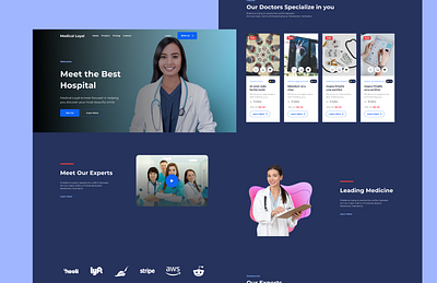 health care website design design health ui ux website