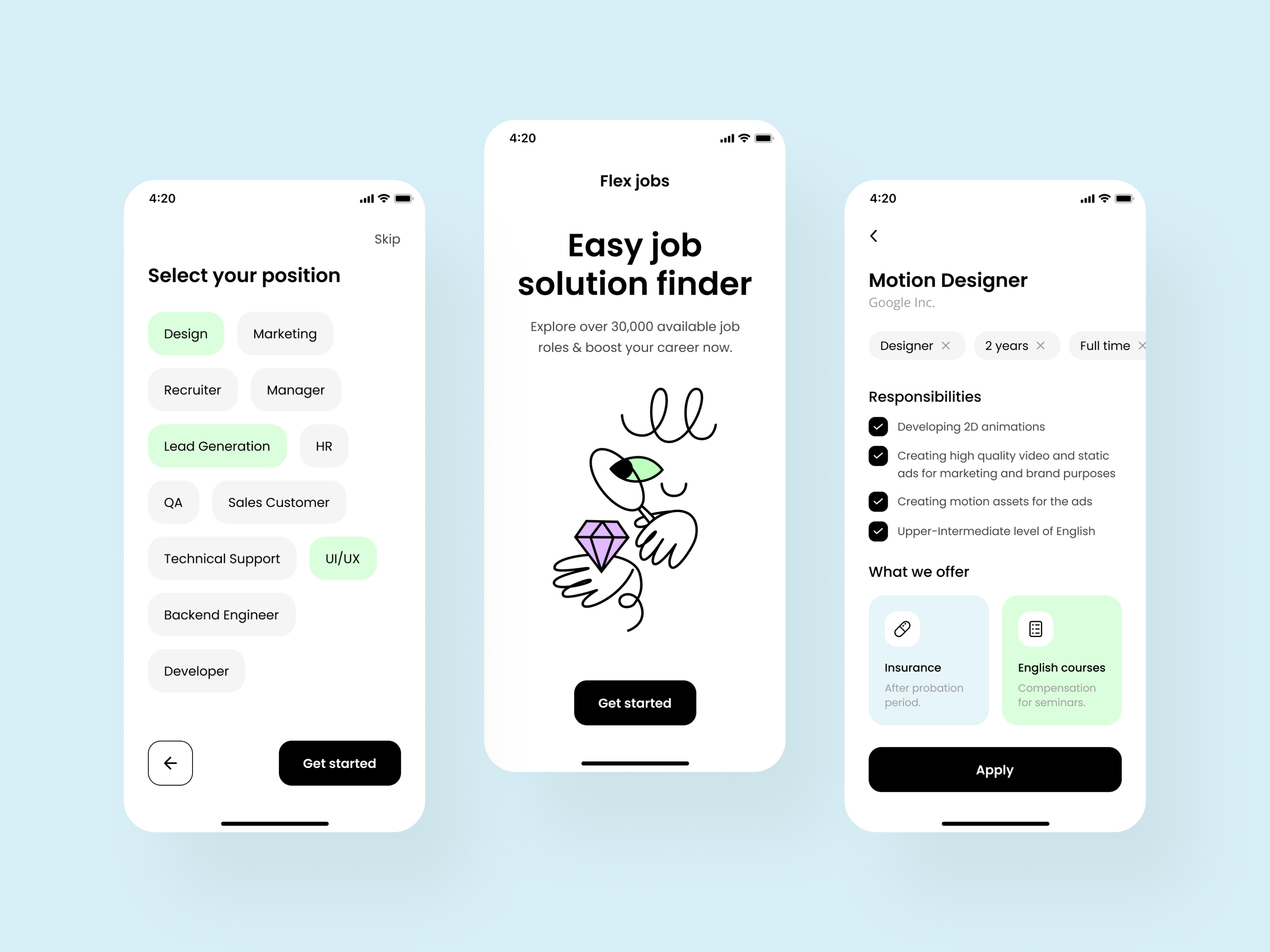 Example of Mvp Mobile App/Illustrations