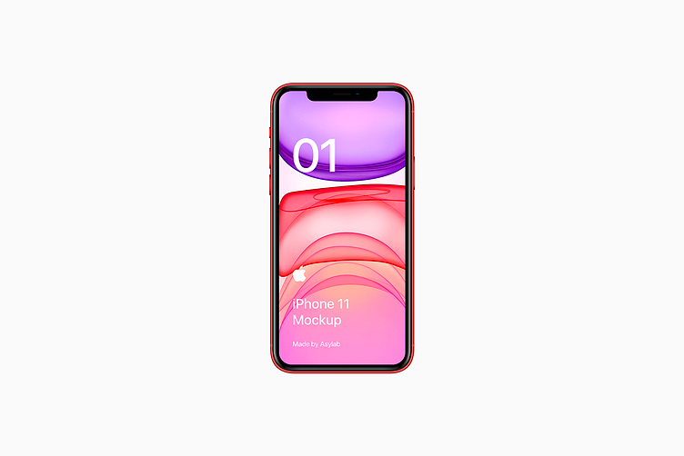 iPhone 11 モックアップ Free iPhone 11 Mockup (PSD)