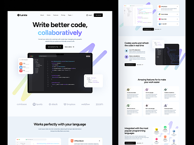 Webflow landing page design clean ui code website concept design home homepage landingpage landingpage design minimal design ui uiux userinterface uxui web web design web page web site webflow website website design