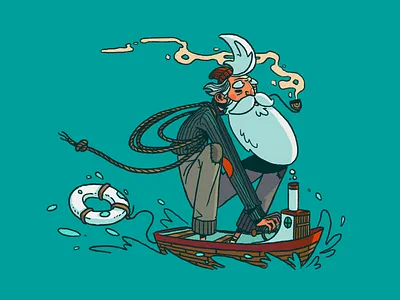 All Aboard!!! character design illustration