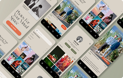 Fotoken NFT App app design ui