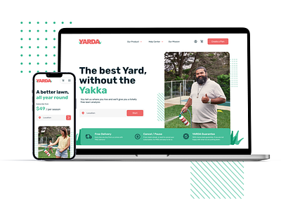 Yarda branding ui ux