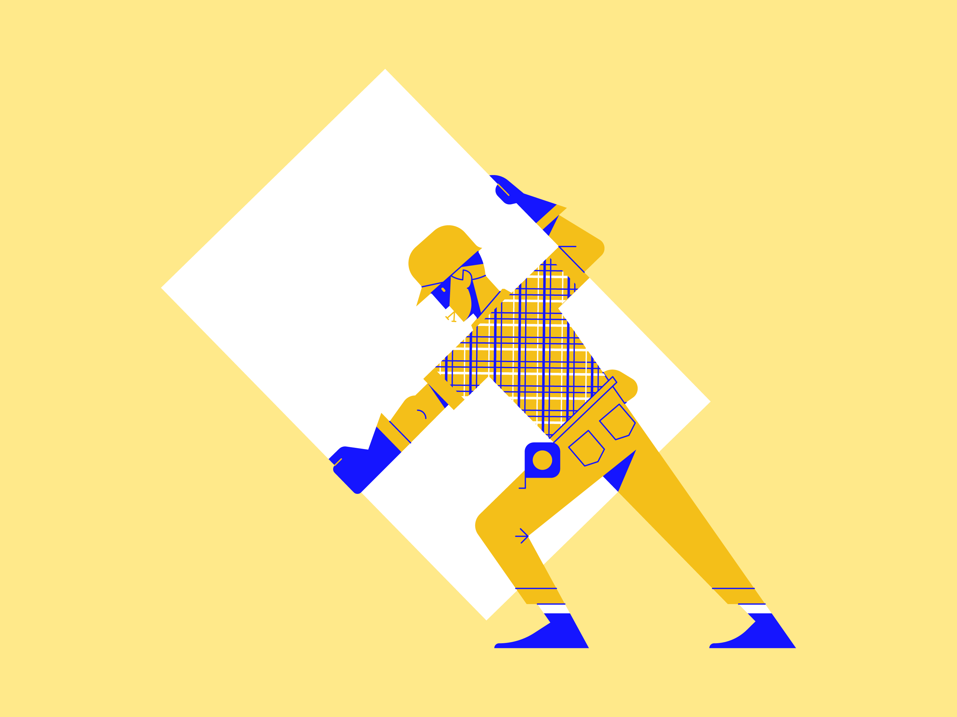 Construction Worker by waldek on Dribbble
