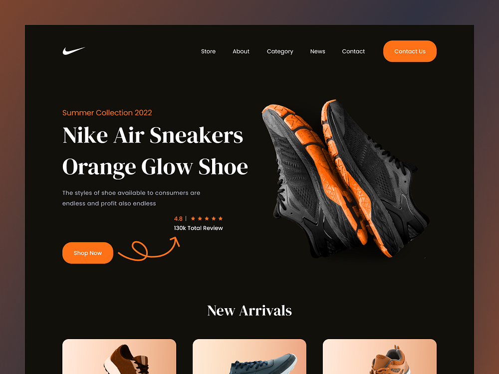 Nike Website designs, themes, templates and downloadable graphic ...