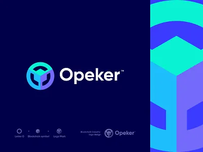 Blockchain industry, Letter O modern logo design bitcoin blockchain box brand identity design brand logo branding crypto cube currency etherum etherum business hexagon letter mark logo letter o logo design modern usa blockchain business virtual world world blockchain company