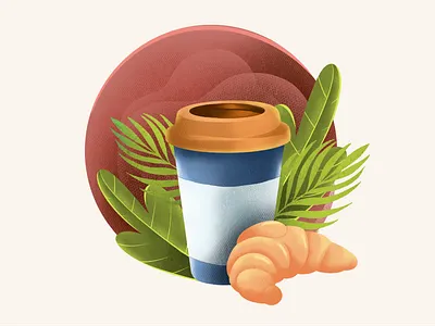 Coffee Illustration art branding branding inspiration cafe coffee coffee app coffee bean coffee cup coffee shop logo coffeeshop creative drink espresso illustration illustrator minimal product design starbucks tea ui