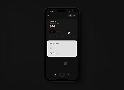 {edit mode} active app card cards concept design edit editmode hover ios mode product productdesign settings time timezone ui ui design ux