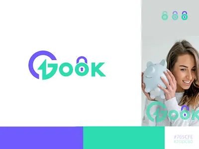 G lock and O security key logo design branding g logo g o logo key logo logo logo design o key logo o logo o security logo ovirus protection protection logo security security logo virus protection