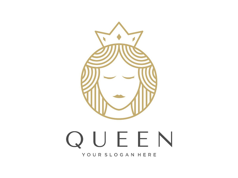 Beauty queen for fashion logo by Alfaza502 on Dribbble