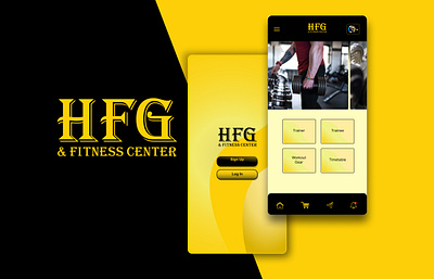 Health first and Fitness Gym app branding design graphic design illustration