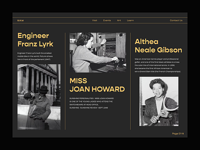 BUNKER HISTORY MUSEUM WEBSITE branding history minimal museum vintage website