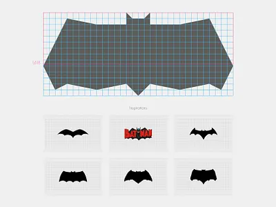 Batman Logo batman construction dc dc comics design graphic graphic design grid grid system icon illustration logo logo construction logo design symbol vector