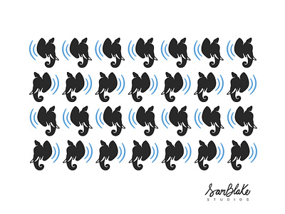 Listening Productions- Pattern Design brand system brandidentity branding design freelance graphic design illustration logo package design pattern pattern design