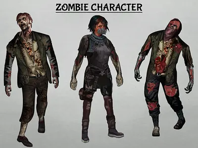 Zombie game character best design branding cartoon character character design design game graphic design illustration motion graphics new design photoshop