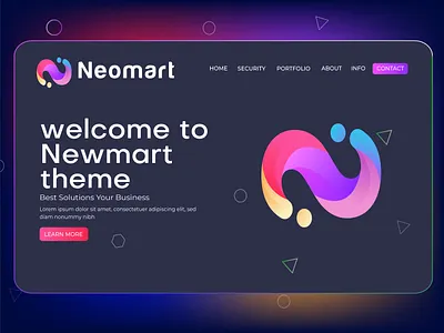 Neomart Logo Design Concept app icon application apps branding branding design creative design gradient graphic letter logo logo logo design logo designer logo inspiration logo mark n logo overlay symbol technology logo typography