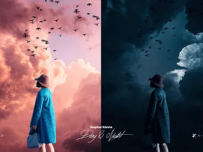 Day & Night art artwork design graphic design typography
