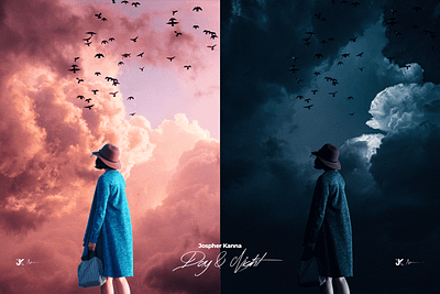 Day & Night art artwork design graphic design typography