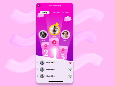 LEADERBOARD UI DESIGN MY DAILY UI DESIGN DAY 019 dailyui design ui