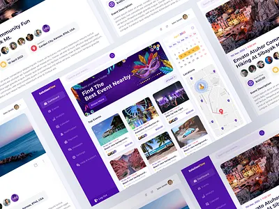 Event Dashboard admin interface admin panel admin ui analytics dashboard design modern ui ui user user dashboard userinterface ux website design